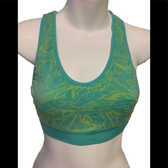 Climawear Seamless Sports Bra Intimates Lime Green S - Picture 2 of 5